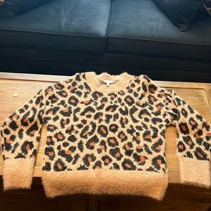 Animal print sweater